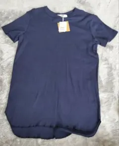 Moussy ネイビー 半袖Tシャツ