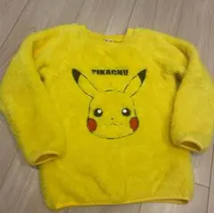ポケモン　ピカチュウ　トレーナー　もこもこ　フリーストップス　120cm