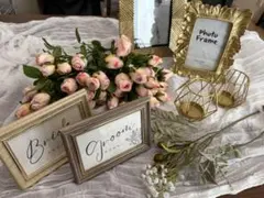 結婚式　受付スペース　飾りつけセット(おまけ付き)