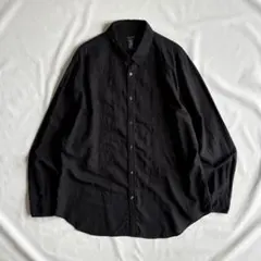 OLD バナナリパブリック アイリッシュリネンシャツ ブラック 〜00's