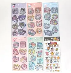 【正規品】ウォーターシール　サンリオ　6個