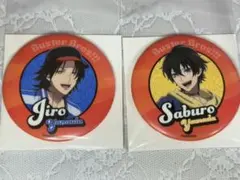 ヒプノシスマイク ヒプマイ ダイソー 缶バッジ風ミラー (山田二郎、山田三郎)