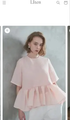【美品】LIten リテン　Sucre Frill Blouse ホワイト 2026年最新】LITEN リテン ブラウスの人気アイテム - メルカリ