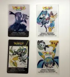 ポケモン 初音ミク ポケミクライブ ららぽーと クリアカード 全4種