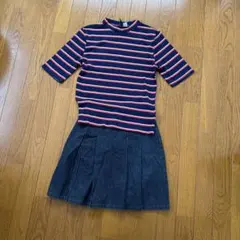 ボーダー　Tシャツ　美品