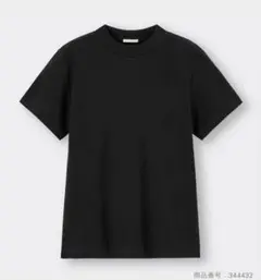 【新品】GU スムースクルーネックT 黒