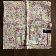 新品未使用 Polo Ralph Lauren フラワー ガーゼ ハンカチ