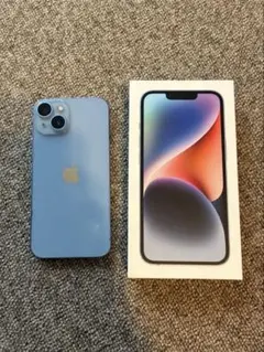 iPhone 14 256GBブルー SIMフリー バッテリー76% 箱付属品有 - メルカリ