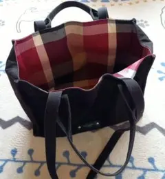 BLUE LABEL CRESTBRIDGE バーバリー トートバッグツーウェイ