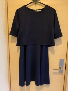 ミルクティー　授乳ワンピース