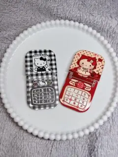 キティ キティちゃん 携帯型 キーホルダー チャーム 2個セット