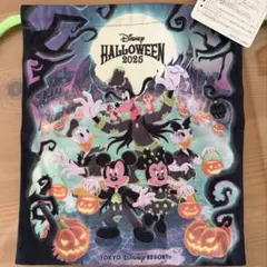 <新品未使用、タグ付き>ディズニー　ハロウィン2025 巾着