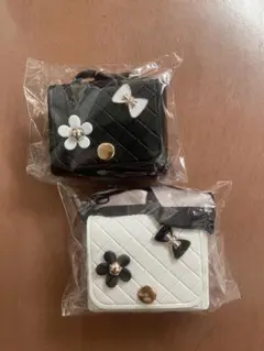 ＰＵ レザーバッグチャーム　 スカーフ付き