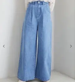 え*つ様 タックワイドデニムのサムネイル