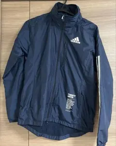 adidas ナイロンジャケット ネイビー