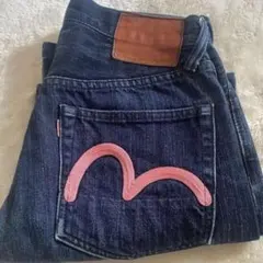 EVISU ピンク刺繍 赤耳 2000 濃紺 26.32のサムネイル