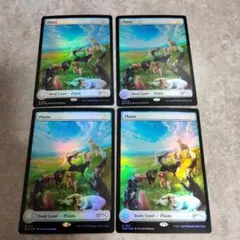 MTG 英語版foil 森 4枚セット - メルカリ