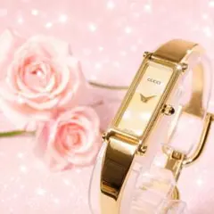 グッチ GUCCI 1500 バングルウォッチ シェル レディース腕時計 868のサムネイル