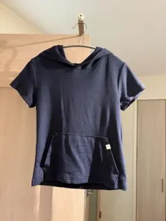 nyunyu フーディーＴシャツ ネイビーのサムネイル