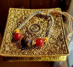 ○入荷○天珠　紐調整ブレス