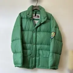 70s the north face ダウンジャケット　グリーン　茶タグ
