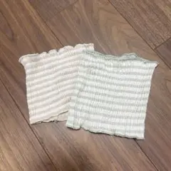 ストライプフリル腹巻 2枚セット　子供用