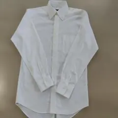メンズ　 ワイシャツ ボタンダウン 白 綿100%　TOPVALUのサムネイル