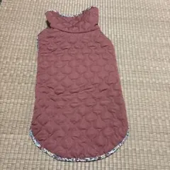赤犬服 2枚セットサイズLピンク胴回り横59縦57紫フード胴回56縦37単品OK