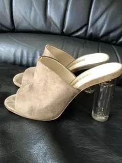 ZARA・ミュールクリアヒール・サイズ37