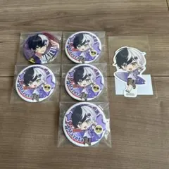 AMPTAK×COLORS まぜ太くん 缶バッジ、ステッカー