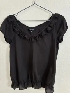 ★美品　JILLSTUART 半袖 フリル トップス ブラウン S★のサムネイル