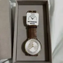 SEIKO メトロノームウォッチ 腕時計 キャメル