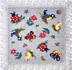 【希少＊限定】完売 新品未使用 フェイラー レース付きハンカチ F×近 SG FEILER フェイラー ハイジ レースハンカチ 近沢レース コラボ