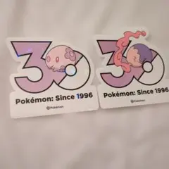韓国 限定 ポケモン 30周年 ステッカー ニンフィア シール - メルカリ