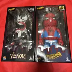 スパイダーマン　ヴェノム　くじまとめ売り 新品未開封】Happyくじ ベアブリック スパイダーマン ヴェノム