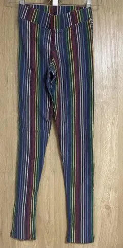 kodykoby レインボー ストライプ スパッツ レギンス