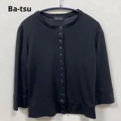 Ba-tsu 五分袖 カーディガン ブラック　透け感あり　フォーマルのサムネイル