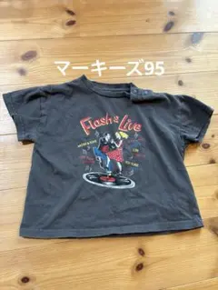 マーキーズプリント Tシャツ 95cm キッズ　レトロ柄