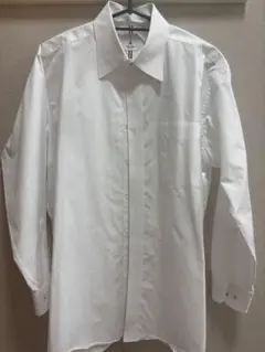 marie claire homme 長袖ワイシャツ ホワイト 42-82