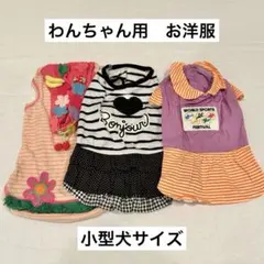 犬服 3点セット カラフルデザイン　まとめ売り