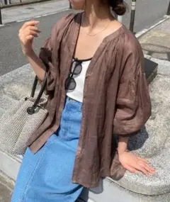 コラージュガリャルダガランテ　シアーラミー2WAYギャザーブラウス