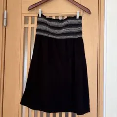 ★未使用★オールドネイビー★コットンベアトップ風 フレアスカート ブラック★XSのサムネイル