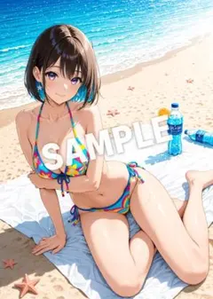 AI美少女 グラビア A4ポスター 水着