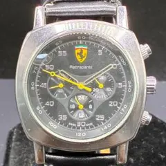 裏スケ フェラーリ Ferrari ブラック文字盤 腕時計 メンズ 現状品のサムネイル