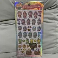 ［正規品］うるちゅるポップシール　モンチッチカラフル(訳あり)