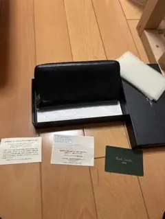 定価40000円 ポールスミス 長財布 ラウンドファスナー マルチストライプ