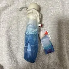 旅する喫茶 wpc コラボ クリームソーダ 折り畳み傘 ブルー