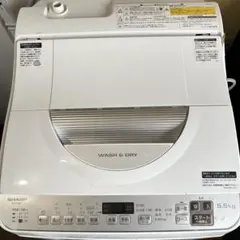 SHARP ES-TX5F 縦型洗濯乾燥機 5.5kg 2022年製のサムネイル
