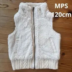 ボアベスト 120cm 白 オフホワイト