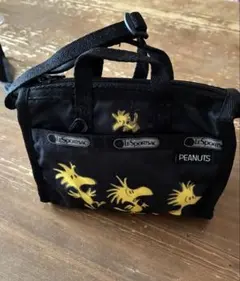 LeSportsac PEANUTS ポーチ ブラック